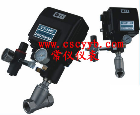 角座閥配YT1000閥門定位器,YT1000閥門定位器配角座閥
